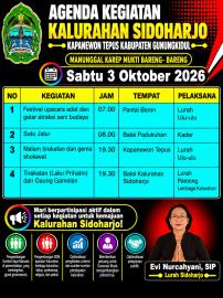AGENDA 3 OKTOBER 2026